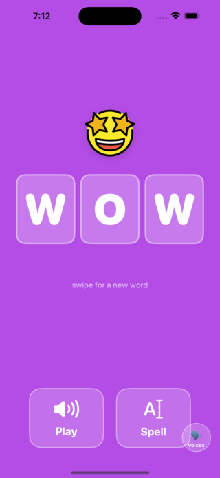 Different word and colour